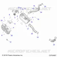 TRASMISSIONE, CLUTCH COVER AND DUCTING