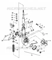 ANTERIORE MONTANTE MONTAGGIO 4X4 350L S938139 (4924342434014A)