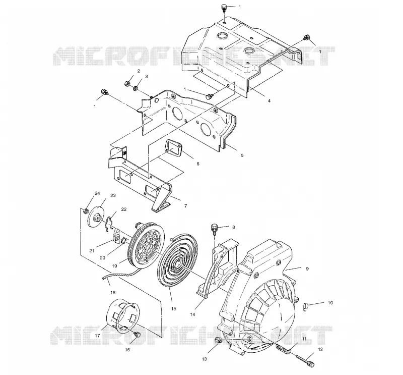 VENTILATORE HOUSING   RINCULO