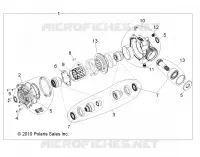 TRASMISSIONE, FRONT SCATOLA DEGLI INGRANAGGI INTERNALS 1332842