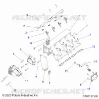 ASPIRAZIONE MANIFOLD, FUEL RAIL