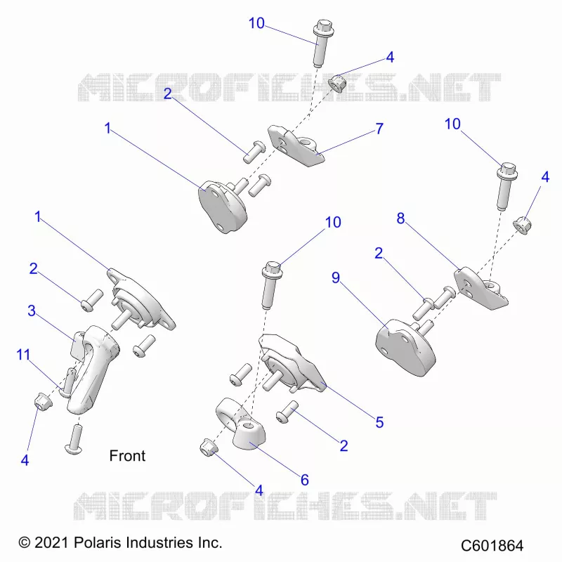 MOTORE, MOUNTING & LONG BLOCK