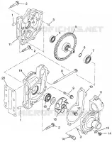 POMPA DELL'ACQUA 700 XCR 0985678(A) and EUROPEAN 700 XCR E985678 (4943114311D001)