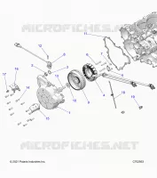ENGINE, STATOR AND FLYRUOTA