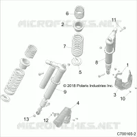 SOSPENSIONE POSTERIORE SHOCK MOUNTING
