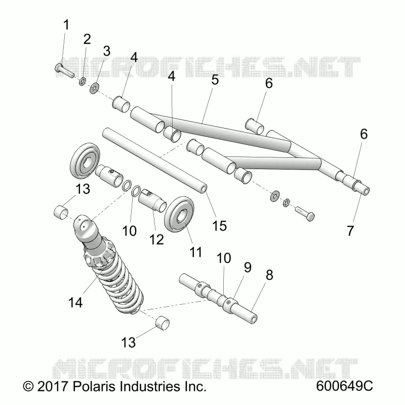 SUSPENSION, ANTERIORE COPPIA ARM
