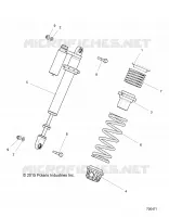 SUSPENSION, SHOCK ANTERIORE MOUNTING
