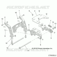 CHASSIS, MOUNTING, FRONT SCATOLA DEGLI INGRANAGGI