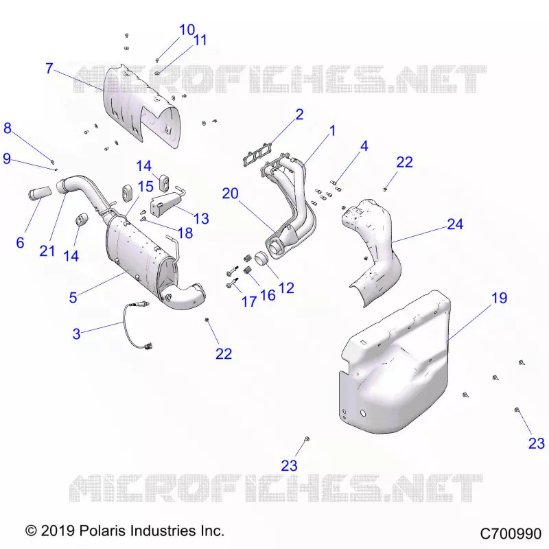 ENGINE, IMPIANTO DI SCARICO