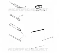 KIT DI STRUMENTI ULTRA SKS 0960578, EURO ULTRA SKS E960578, and  ULTRA RMK 0960978 (4931683168D004)