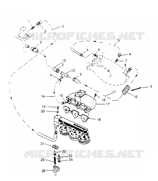 SISTEMA DI RAFFREDDAMENTO  SL 650 B954058 (4930483048B007)