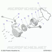 ENGINE, STATOR AND FLYRUOTA