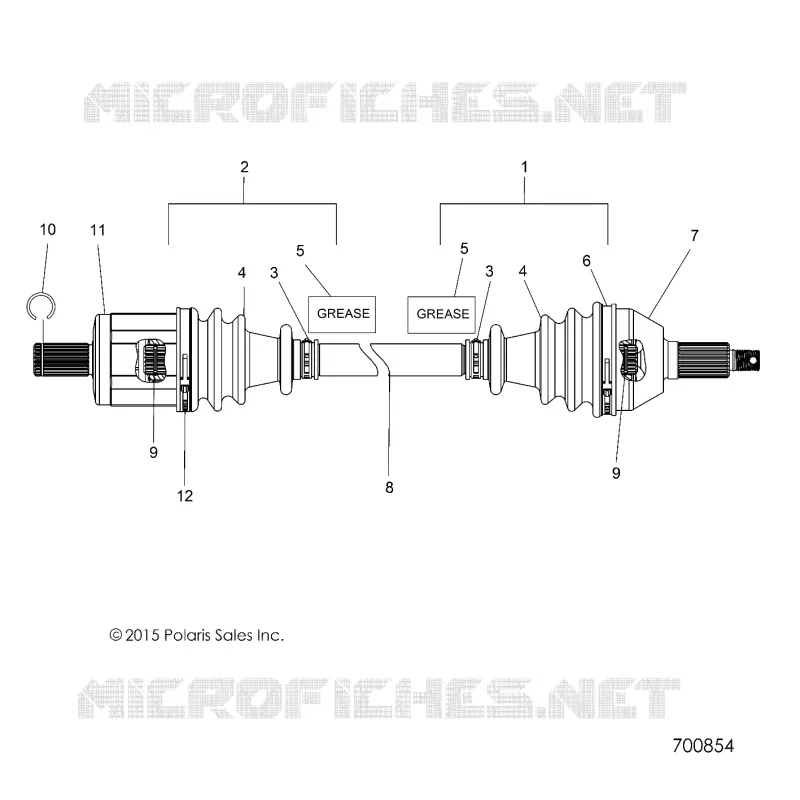DRIVE TRAIN, ANTERIORE ALBERO MEZZO