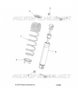 SUSPENSION, SHOCK ANTERIORE MOUNTING
