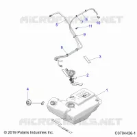 SISTEMA DI ALIMENTAZIONE CARBURANTE, FUEL TANK