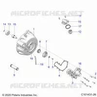 ENGINE, SISTEMA DI RAFFREDDAMENTO AND WATER PUMP