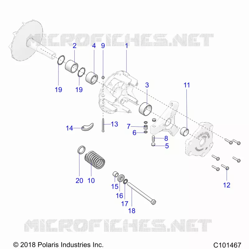 TRASMISSIONE, PRIMARY CLUTCH