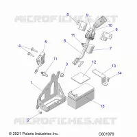 ELETTRICO, BATTERY, MANUAL START POWER UP COMPONENTS