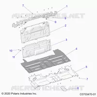 CARROZZERIA POSTERIORE CLOSEOFF, CENTER PANELS