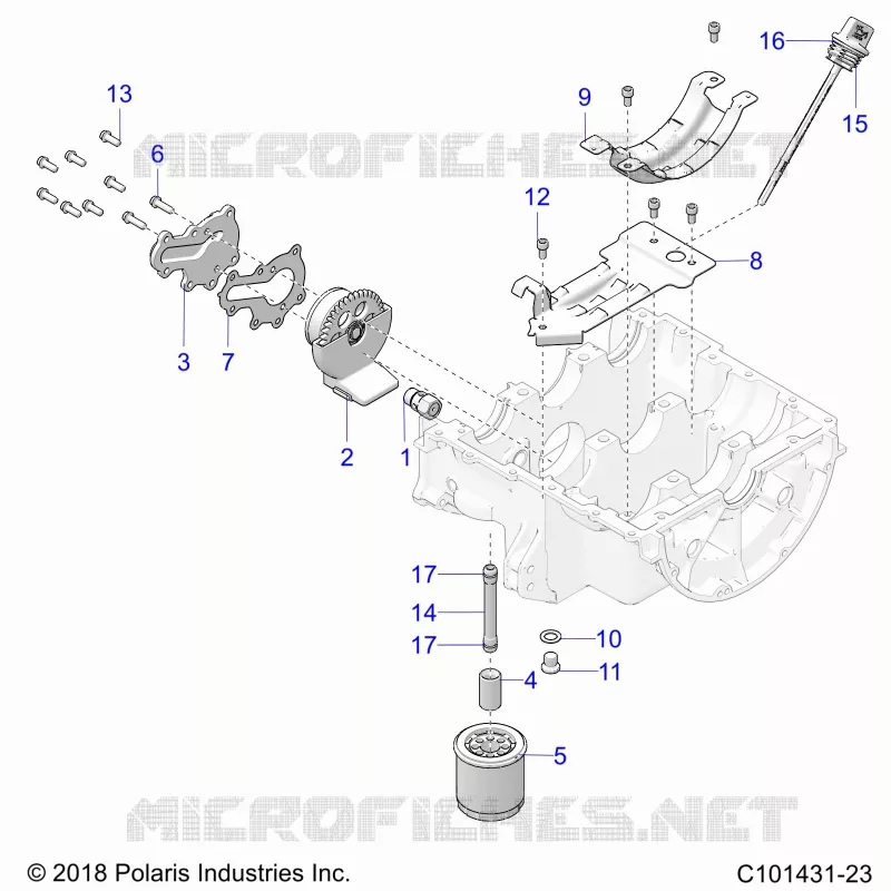 MOTORE, OIL SYSTEM