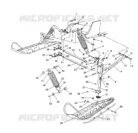 SOSPENSIONI ANTERIORI and SCIARE 440 XCR / 0931760 (4923022302011A)