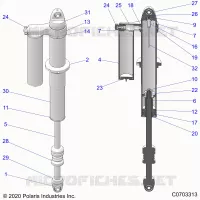 SOSPENSIONE POSTERIORE SHOCK INTERNALS