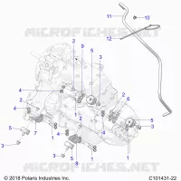 ENGINE, TRASMISSIONE MOUNTING & LONG BLOCK