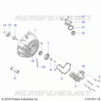 ENGINE, SISTEMA DI RAFFREDDAMENTO AND WATER PUMP