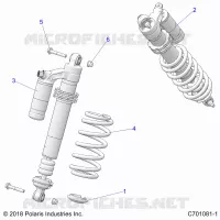 SUSPENSION, SHOCK ANTERIORE MOUNTING