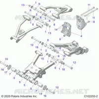 SOSPENSIONE POSTERIORE CONTROL ARM MOUNTING