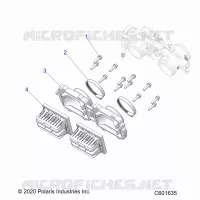 ENGINE, REED VALVE AND CORPO FARFALLATO ADAPTOR
