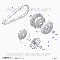 TRASMISSIONE, PRIMARY CLUTCH
