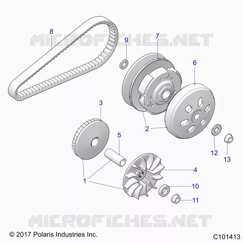 TRASMISSIONE, PRIMARY CLUTCH
