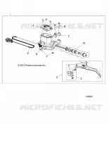 FRENO ANTERIORE BRAKE LEVER AND MASTER CYLINDER