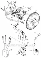 MAGNETO (SPORT) SPORT 400L W97BA38C AND TRAIL BLAZER W97BA25C (4940124012D010)