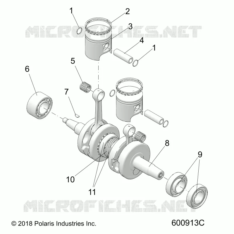 ENGINE, PISTONE & ALBERO MOTORE