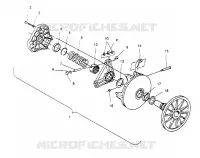 TRASMISSIONE FRIZIONE ASSEMBLY 440 0952760, 440 SKS 0952560,  and EUROPEAN 440 SKS E (4929032903C001)