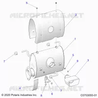 ENGINE, IMPIANTO DI SCARICO, SILENCER AND RELATED