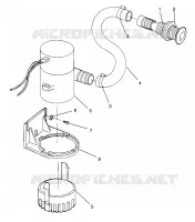 POMPA DI SENTINA SLX 780 B964287 and Intl. SLX 780 I964287 (4937443744B013)