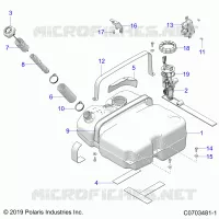 SISTEMA DI ALIMENTAZIONE CARBURANTES, FUEL TANK