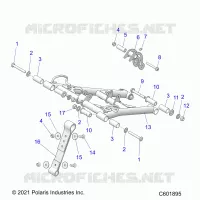 SUSPENSION, ANTERIORE COPPIA ARM