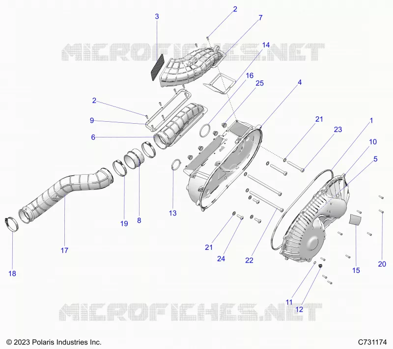 TRASMISSIONE, CLUTCH COVER AND DUCTING