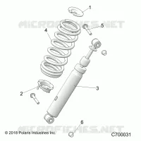 SUSPENSION, SHOCK ANTERIORE MOUNTING