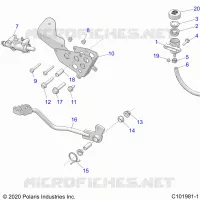 BRAKES, BRAKE PEDAL AND CILINDRO PRINCIPALE