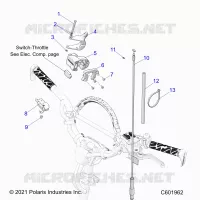 MOTORE, THROTTLE CONTROL ASM.