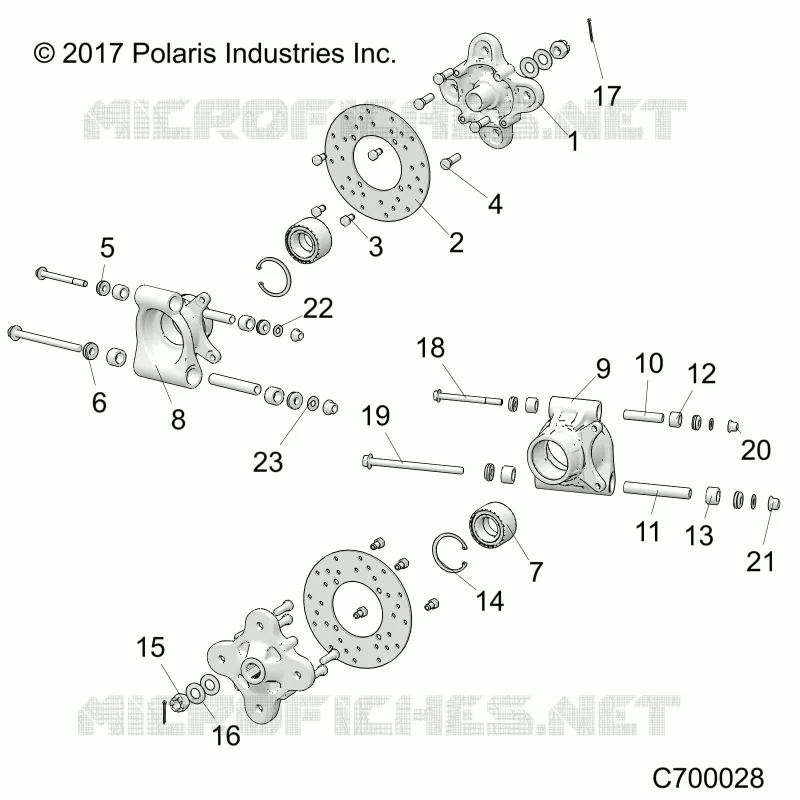 SUSPENSION, PORTAPACCHI POSTERIORE