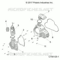 ENGINE, ALTERNATORE  COVER HVAC