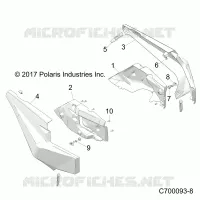 CARROZZERIA POSTERIORE FENDERS