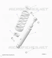SUSPENSION, SHOCK ANTERIORE MOUNTING