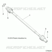 TRASMISSIONE, REAR PROP SHAFT